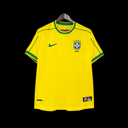Retro Brazil 1998 Home Jersey