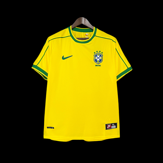 Retro Brazil 1998 Home Jersey