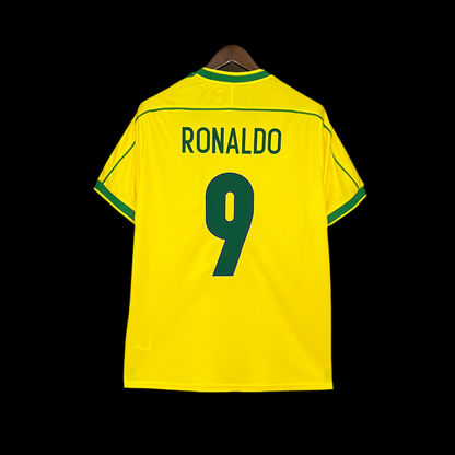 Retro Brazil 1998 Home Jersey